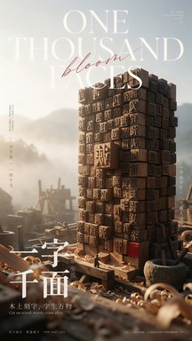 一字千面